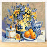 HELLOYOUNG Digital Painting DIY Handpainted Oil Painting Dish Lunch by numbers oil paintings chinese scroll paintings Home Decor