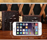 Crocodile pattern men's short wallet leisure wallet High-quality genuine leather Spring and summer new leather wallet