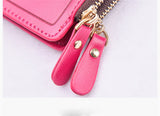 Zipper wallet couple phone bag Male&female type High quality Frabric genuine Card&ID Holder Long Wallet Business Wallet