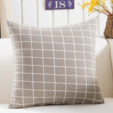 BZ115 Luxury Cushion Cover Pillow Case Home Textiles supplies Lumbar Pillow Lattice stripes decorative throw pillows chair seat