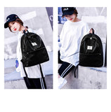 New Shiner Women Backpack Solid Color Preppy Casual Backpack for Teenage Girls Female School Shoulder Bag Bagpack mochila