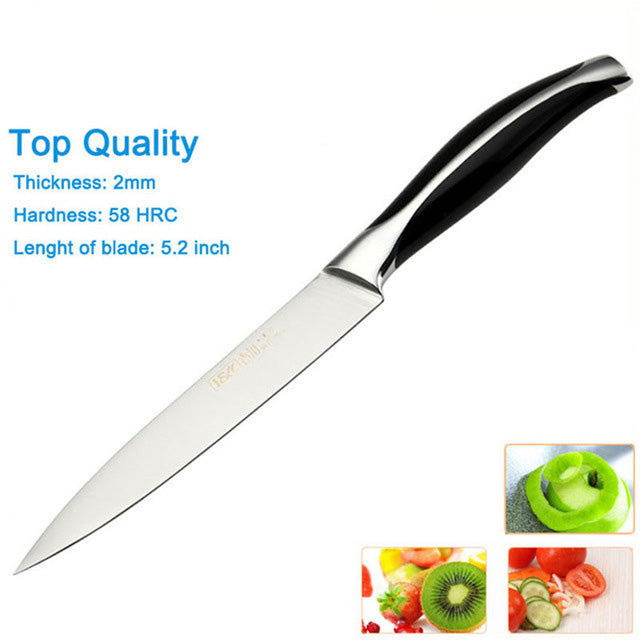 Brand new stainless steel top quality 5.2'' inch Utility knife kitchen fruit knife fish knife