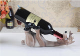 European Resin Drunk Deer Wine Rack Livingroom Office Wine Bottle shelf Home Furnishing Decoration Modern Wine Holder Crafts