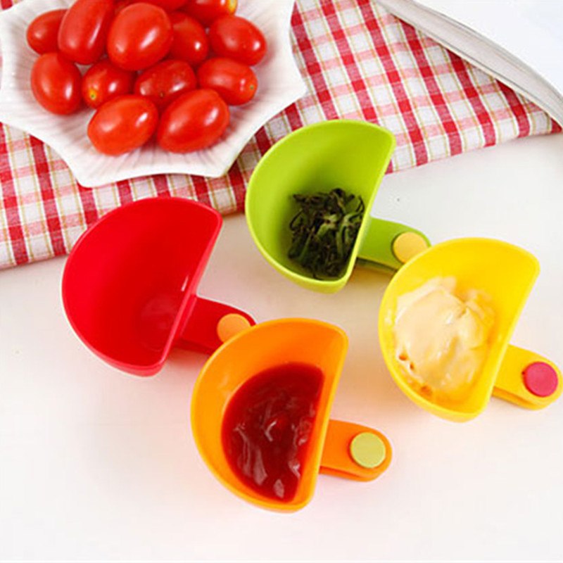 CJ135 Dip Bowl for Assorted Salad Sauce Ketchup Jam Flavor Sugar Spices Dip Clip Cup Bowl Saucer Kitchen Accessories gadgets Secondary image