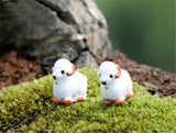 XBJ046 Landscape Mini 2pcs Cute Resin Crafts Decorations Simulation goat gardening decorative Christmas Garden Decor