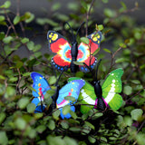 XBJ151 Mini 8pcs Simulation butterfly decoration supplies moss micro landscape deco  Garden deco Creative handicrafts