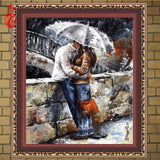 DIY 5D Diamond Embroidery The Romantic couples Round Diamond Painting Cross Stitch Kits Diamond Mosaic Home Decoration