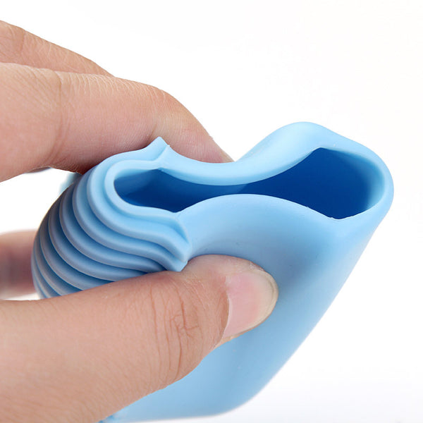 Convenient Colorful 1 pc Cleaning Washing Flexible Scrub Brush Hand-held Mini Washboard Antiskid Creative