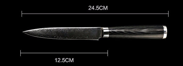 Brand 5" damascus steel kitchen knife sharper chef knife kitchen knife
