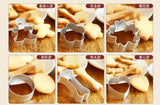 Exquisite Five-pointed Star Decorating Mold Metal Cookie Cutters DIY Baking Tools Fruit Fondant Biscuit Cake Mould