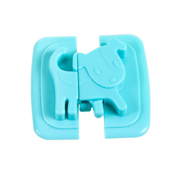 Cabinet Door Refrigerator Toilet Safety Lock For Child Baby Safety Lock Cartoon Dog Puppy Shape Safety Fridge Door Locks