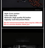 Fashion hit color men's wallet vertical short section high-quality PU genuine Color purse Card & ID Holders money clamps