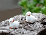 XBJ046 Landscape Mini 2pcs Cute Resin Crafts Decorations Simulation goat gardening decorative Christmas Garden Decor