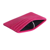 Fashion Women Lichee Pattern Bank Card Package Coin Bag Card Holder Travel Leather Men Wallets Women Credit Card Holder Cover
