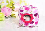 Winter Warm Small Animal Pet House Hammock Rabbit Hamster Rat Hanging Bed House Cute Mini Pet Cage Toys Mouse Toys