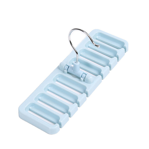 Hot Multifunctional Hook Organizer Holder Rack Storage Hanger Wardrobe Belt Tie Scarf Storage Rack