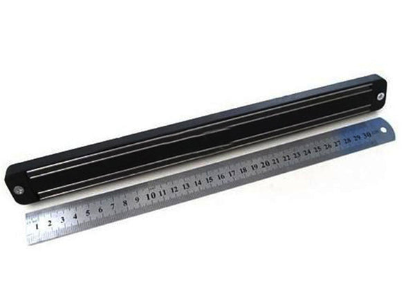 High Quality 13 inch Magnetic Knife Holder Wall Mount Black ABS Plastic Block Magnet Knife Holder For metal Knife