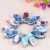 XBJ170 Mini yacht decoration supplies moss micro landscape deco  Garden deco Creative handicrafts