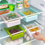 Creative Refrigerator Storage Box Fresh Spacer Layer Storage Rack Drawer Fresh Spacer Sort Kitchen Tool 16.5x15cm