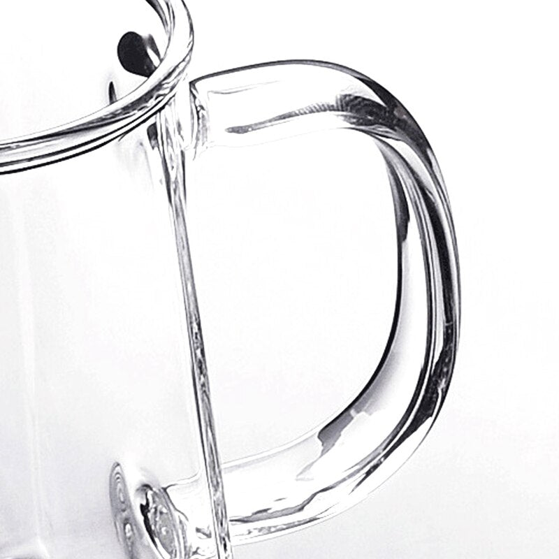350ml 550ml 750ml Glass Sqaure Teapot High Temperature Resistant Loose Leaf Flower Tea Coffee Pot w/Infuser Strainer Lid Main image
