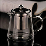 CJ262 Hot Sale Heat Resistant cup Kettle Teapot Flower Tea Set Pu'er Coffee Tea Pot Drinkware Set Stainless Steel Strainer