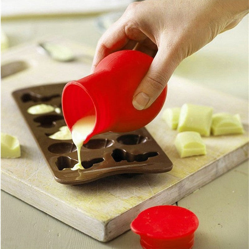 Silicone Chocolate Melting Pot Mould Butter Sauce Milk Baking Pouring Kitchen Heat Microwave cooking tools kitchen gadgets Main image