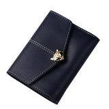 Tri-fold fashion wallet multi-card female purse High-quality PU leather Card & ID Holders women's handbags