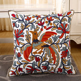 BZ131 Luxury Cushion Cover Pillow Case Home Textiles supplies Lumbar Pillow Peacock butterfly embroidery pillows chair seat