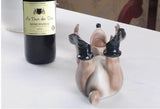European Resin Drunk Deer Wine Rack Livingroom Office Wine Bottle shelf Home Furnishing Decoration Modern Wine Holder Crafts