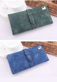Fashion Luxury Brand Women Wallets Matte Leather Wallet Female Coin Purse Wallet Women Card Holder Wristlet Money Bag Small Bag