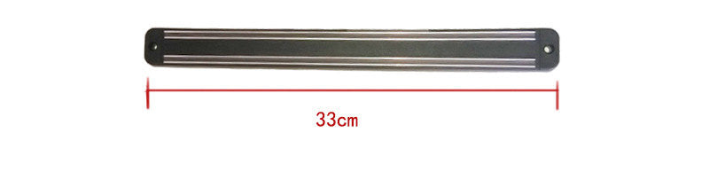 High Quality 13 inch Magnetic Knife Holder Wall Mount Black ABS Plastic Block Magnet Knife Holder For metal Knife