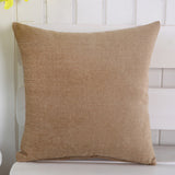 BZ142  Luxury Cushion Cover Pillow Case Home Textiles supplies Lumbar Pillow Lattice Chenille plain pillow chair seat