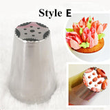 Many Styles Russian Tulip Stainless Steel Icing Piping Nozzles Pastry Decorating Tips Cake Cupcake Decorator