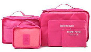 Travel Storage Bag Set  6 PCS For Clothes Tidy Organizer Pouch Suitcase Handbag Home Closet Divider Drawer Organiser