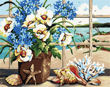 Colorful flowers Digital Painting picture drawing Painting by numbers flower oil paintings chinese scroll paintings Home Decor