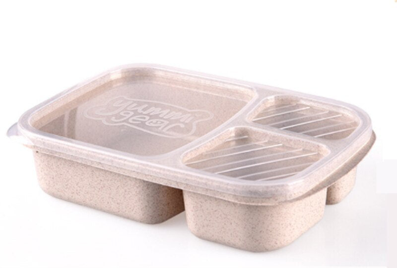 New Natural Material Lunch Bento Box Food Heated Thermos Container For Children Adults Kid Kitchen Dining Tools