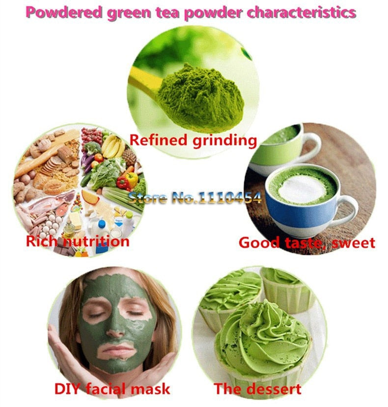 Premium japanese matcha green tea powder100% natural organic slimming tea for u