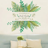fresh green garden plant baseboard wall sticker home decoration mural decal living room bedroom decor