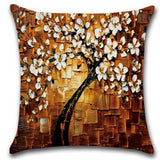 BZ148 Luxury Rich Tree and Flowers Cushion Cover Pillow Case Home Textiles supplies decorative throw pillows chair seat