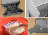 Washable Bra Underwear Storage Box With Cover linen Folding Cases Necktie Socks Underwear Clothing Organizer Container