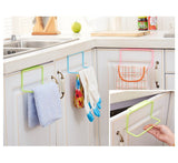 Kitchen Organizer Towel Rack Hanging Holder Bathroom Cabinet Cupboard Hanger Shelf For Kitchen Supplies Accessories Cocina *40