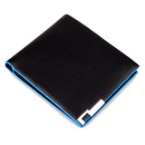 Korean hit color High quality PU leather clutch Short wallet color purse money clamps purse for men