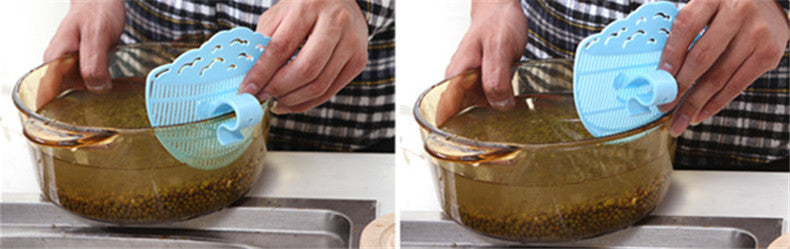 Leaf Shape Rice Wash Sieve Beans Peas strainer Cleaning colander Gadget Rice Washing Device kitchen cooking tools