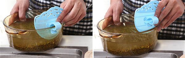 Leaf Shape Rice Wash Sieve Beans Peas strainer Cleaning colander Gadget Rice Washing Device kitchen cooking tools