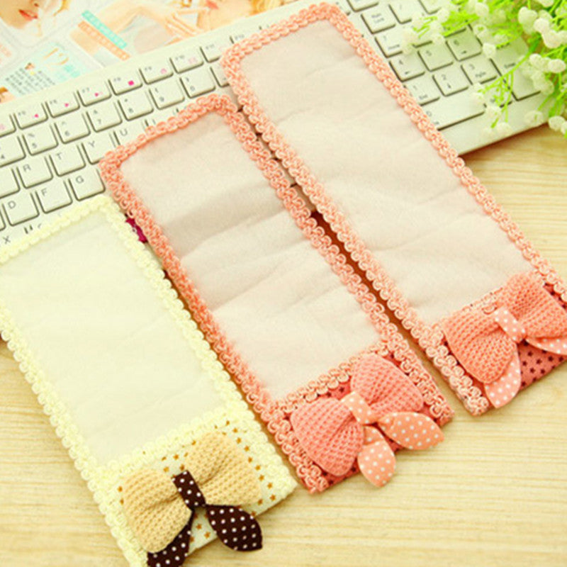 Bowknot 3Size TV Remote Control Case Air condition Control Cover Textile Protective Bag TV Air Condition Protector Secondary image