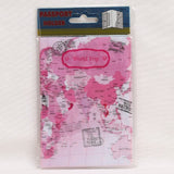 New World Trip Map Travel Passport Covers for Men , PVC Leather ID Card Bag Passport holder Passport Wallets 14*10cm
