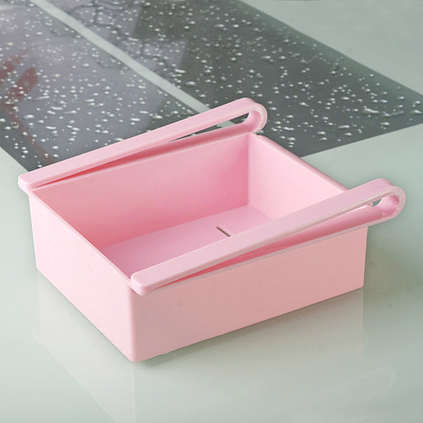 Creative Refrigerator Storage Box Fresh Spacer Layer Storage Rack Drawer Fresh Spacer Sort Kitchen Tool 16.5x15cm
