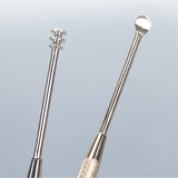 1 Pc Earpick Double-Ended Stainless Steel Spiral Ear Pick Spoon Ear Wax Removal Cleaning Tool Health Care Tool