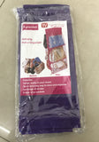 Double Side Transparent 6 Pocket Foldable Hanging Handbag Purse Storage Bag Sundry Tidy Organizer Wardrobe Closet Hanger