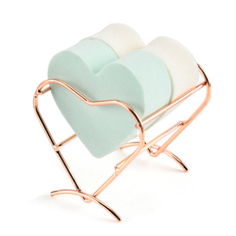 High Quality Makeup Puff Rack Drying Hanger Beauty Makeup Powder Puff Blender Storage Rack Sponge Drying Stand Holder Main image